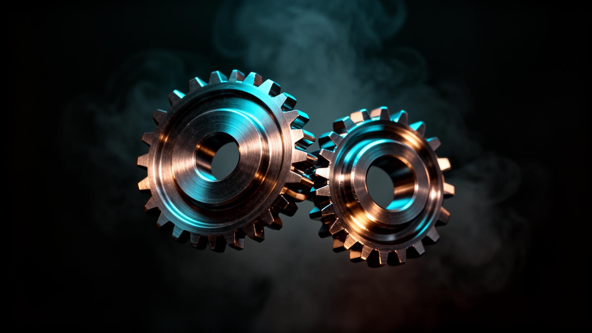 Interlocking precision gears