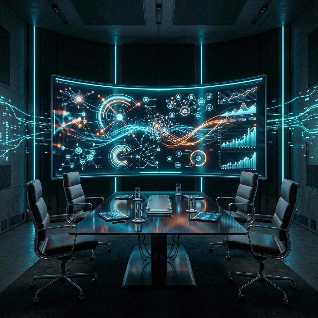 Engineering war room with telemetry on the wall